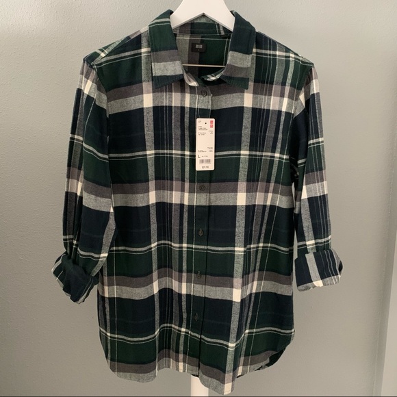 Uniqlo Tops - Uniqlo Flannel Shirt